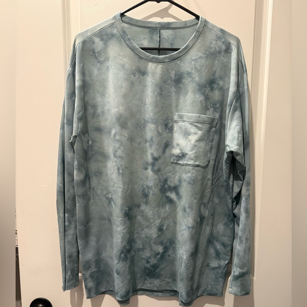 Lululemon Tie-Dye Long Sleeve Workout Shirt
